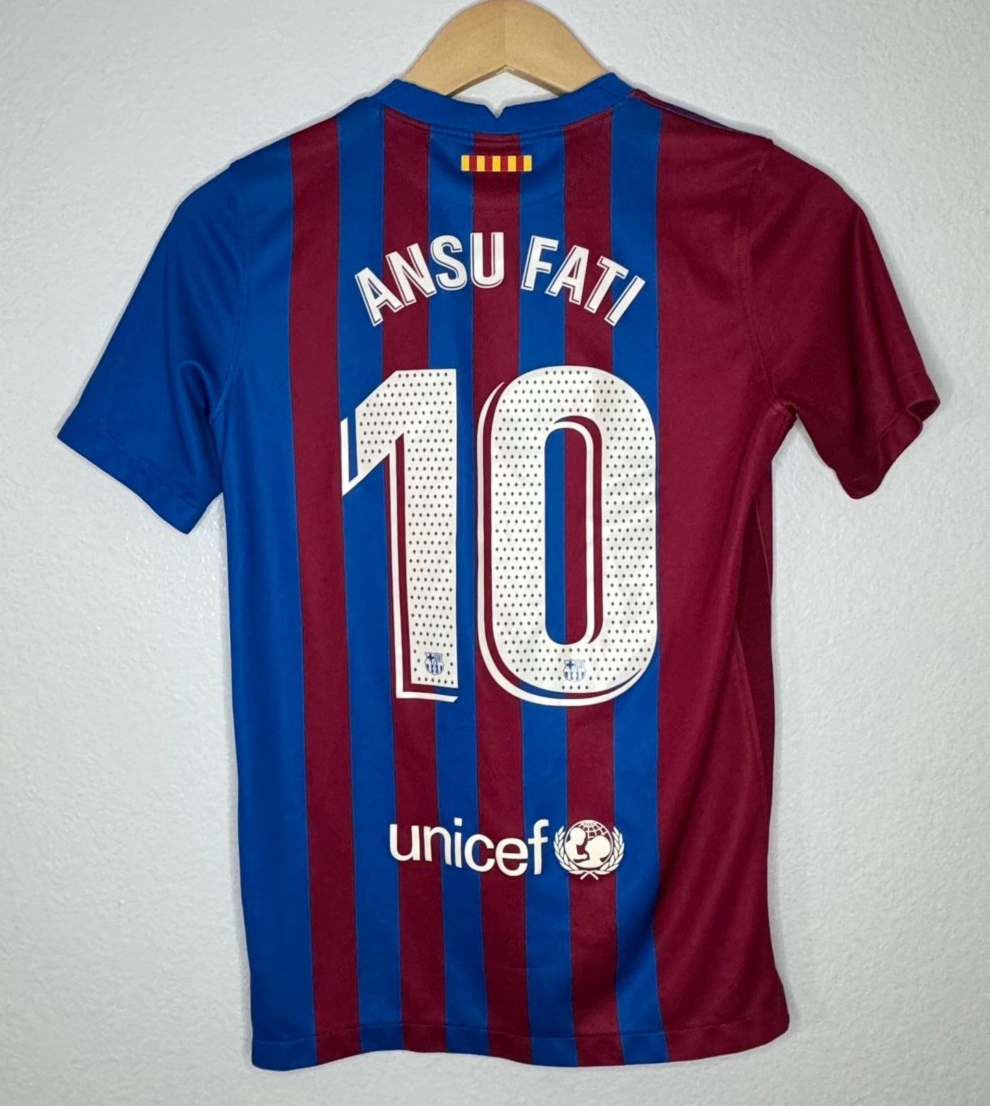 Barcelona 2021/22 Ansu Fati Shirt (YL)