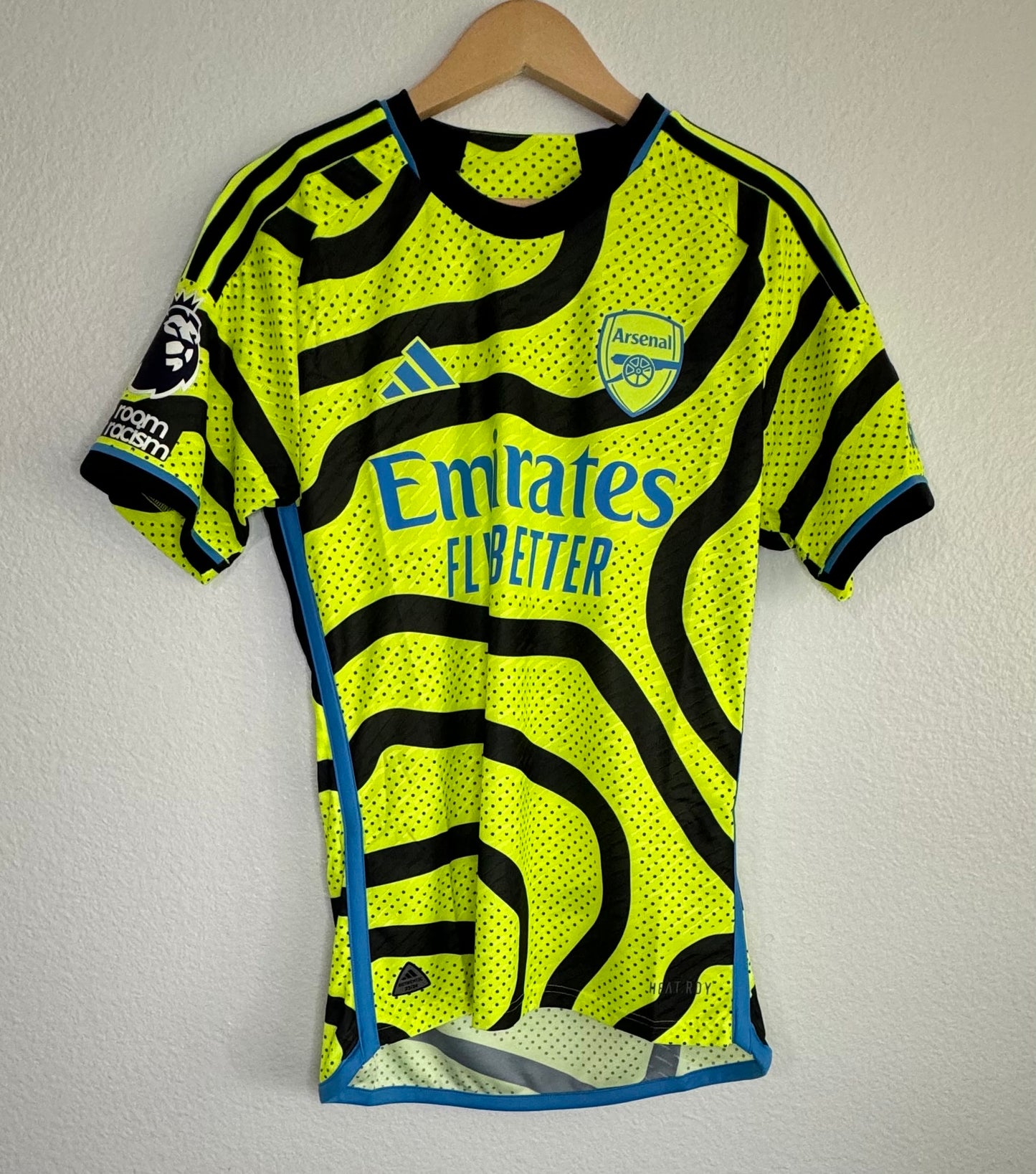 Arsenal 2023/24 Away Player Issue William Saliba Shirt NWT (S)
