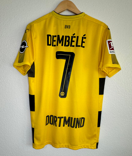Borussia Dortmund 2017/18 Home Ousmane Dembele Shirt (L)