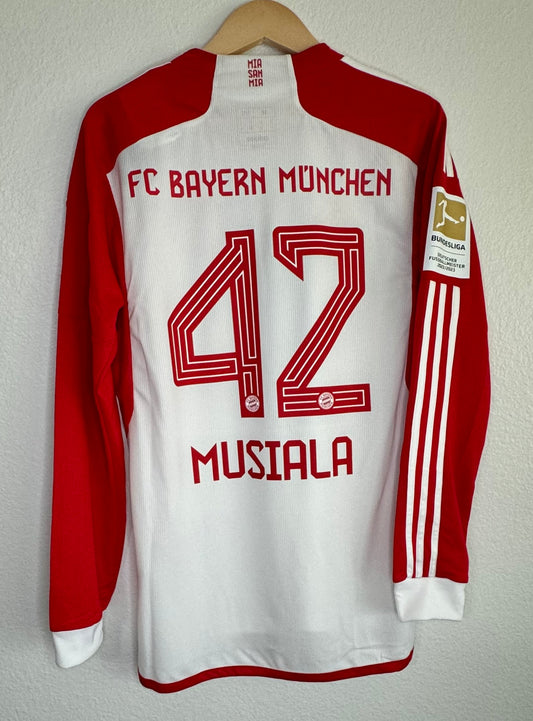 Bayern Munich 2023/24 Home Jamal Musiala Long Sleeve Shirt NWT (L)