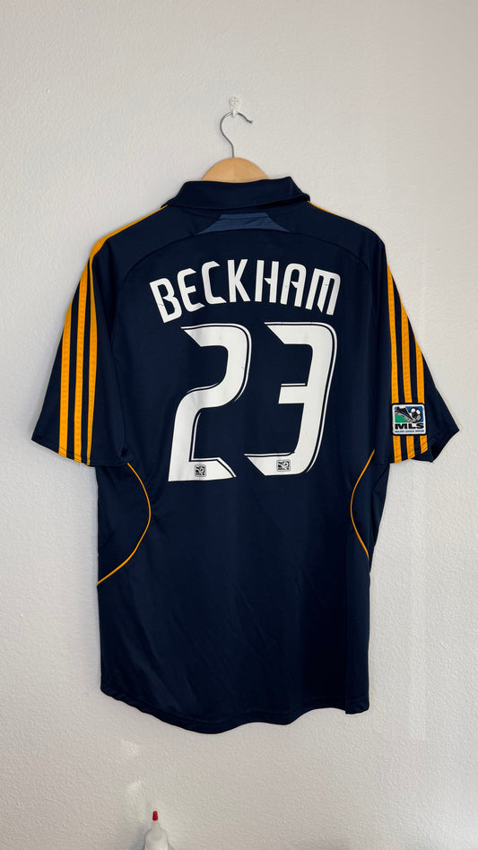 LA Galaxy 2007/08 Away David Beckham Shirt (M)