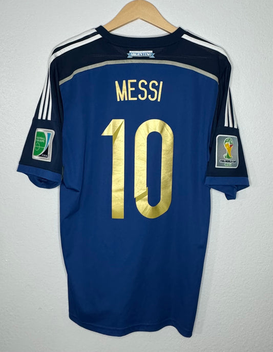 Argentina 2014 Away Lionel Messi Shirt (L)